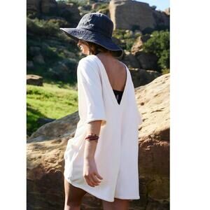 Free People Hot Shot Tee Romper Oversized Small NWT